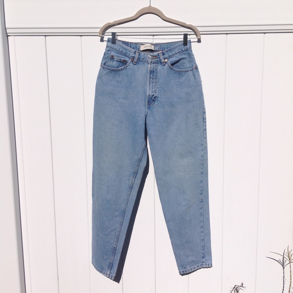 Vintage GAP Reverse high waisted moms jeans